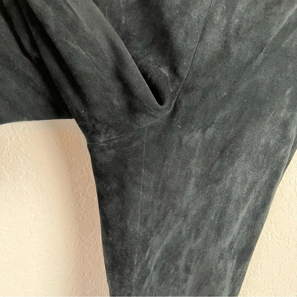 Vince Suede Lamb Leather Leggings Straight Leg Pants